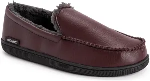 Muk Luks Men's Moccasin-Black Slip-On Loafer