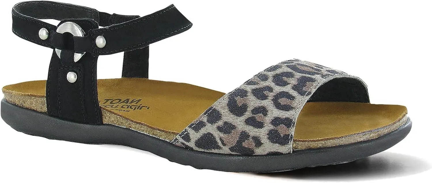 NAOT Footwear Sabrina Women’s Sandal with Cork Footbed and Arch Support - Rivets - Comfort and Support – Lightweight and Perfect for Travel – Narrow to Medium Fit