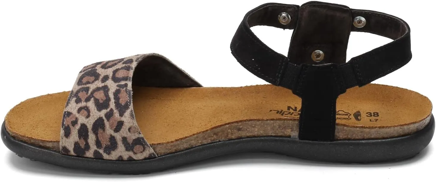 NAOT Footwear Sabrina Women’s Sandal with Cork Footbed and Arch Support - Rivets - Comfort and Support – Lightweight and Perfect for Travel – Narrow to Medium Fit