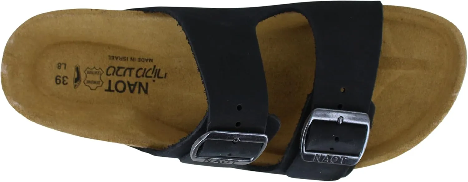 NAOT Footwear Santa Barbara Women's Slide with Cork Footbed and Arch Comfort and Support – Slip On- Lightweight and Perfect for Travel