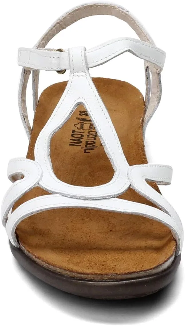NAOT Footwear Women’s Dorith Sandal with Cork Footbed and Arch Support Footbed - Adjustable Sandal With Backstrap - Comfort and Support – Lightweight and Perfect for Travel - Narrow to Medium Fit