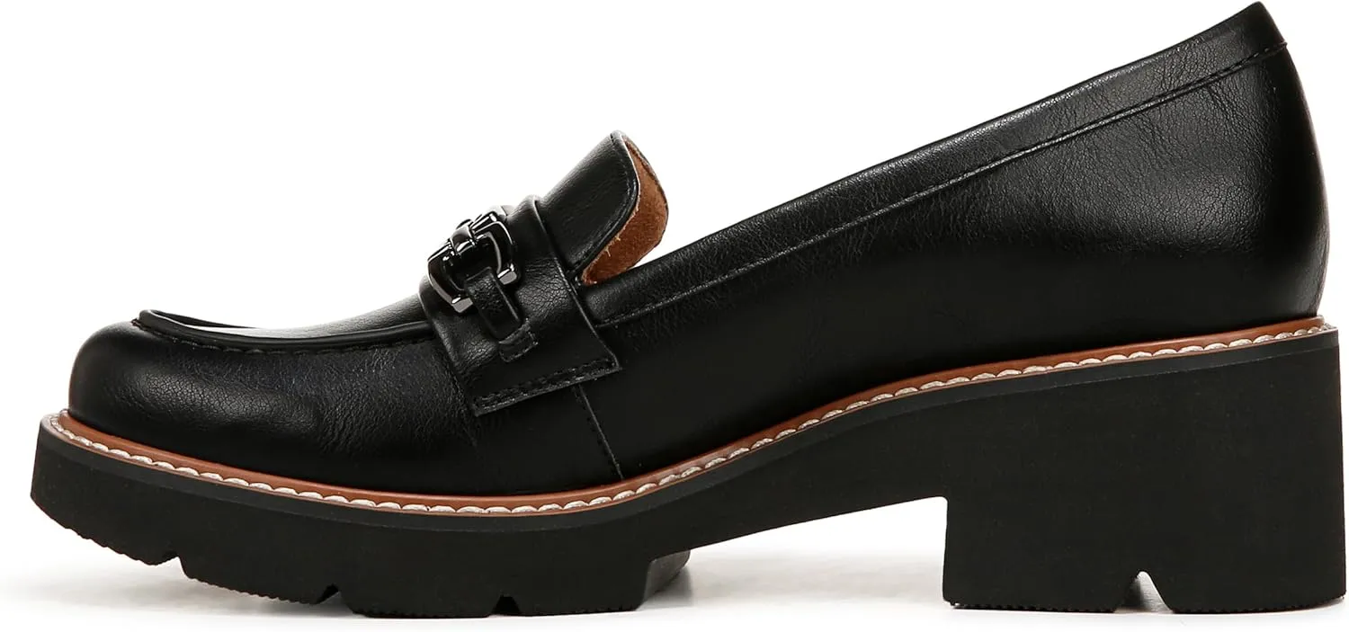 Naturalizer Womens Cabana Lug Sole Slip on Loafer