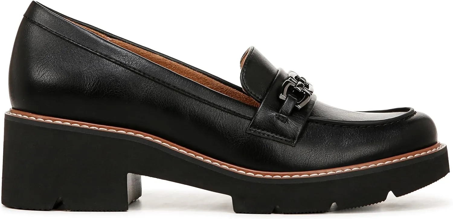 Naturalizer Womens Cabana Lug Sole Slip on Loafer