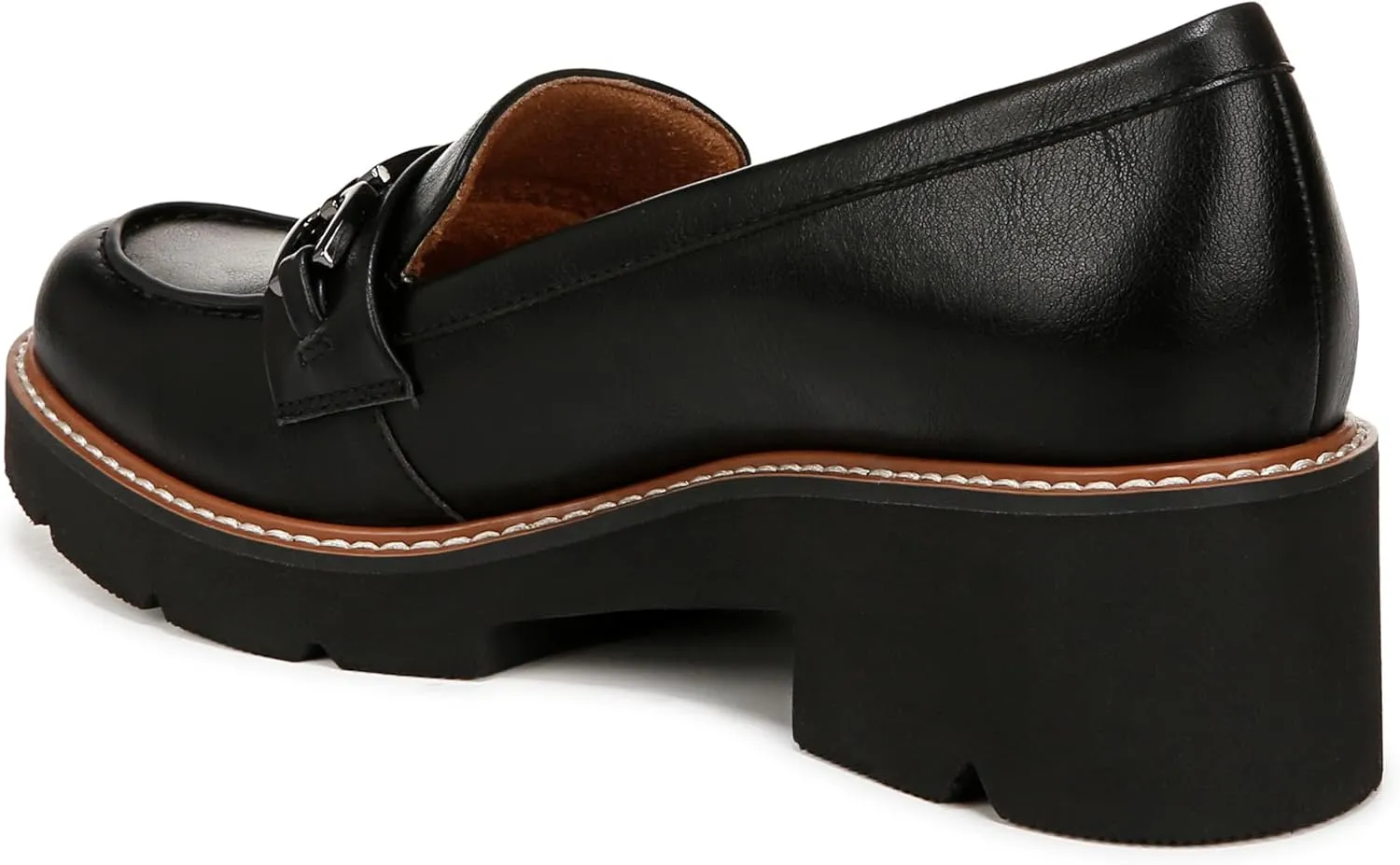 Naturalizer Womens Cabana Lug Sole Slip on Loafer