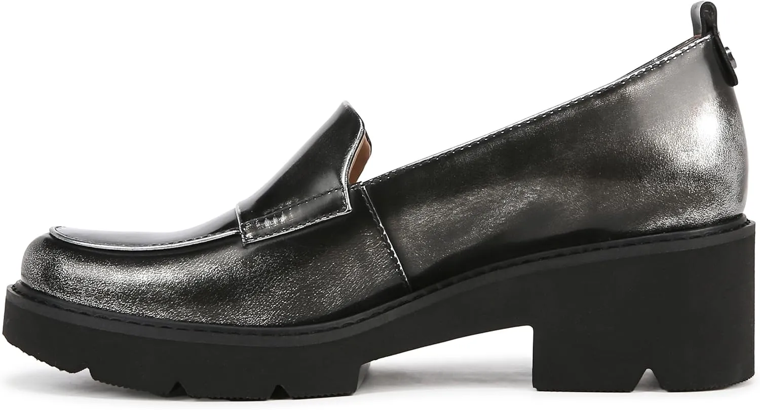 Naturalizer Women's Darry Slip-On Lightweight Lug Sole Heeled Loafer