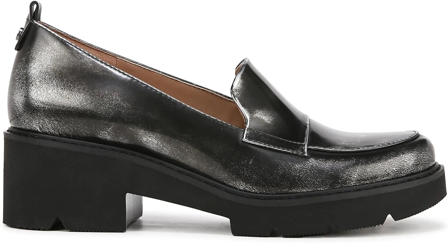 Naturalizer Women's Darry Slip-On Lightweight Lug Sole Heeled Loafer