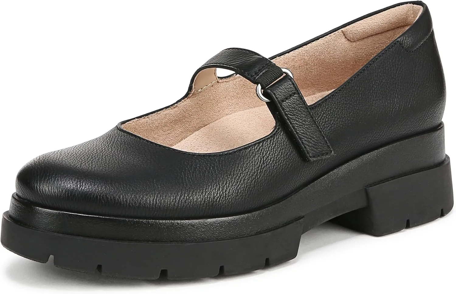 Naturalizer Women's Olivet Lug Sole Mary Janes Flat