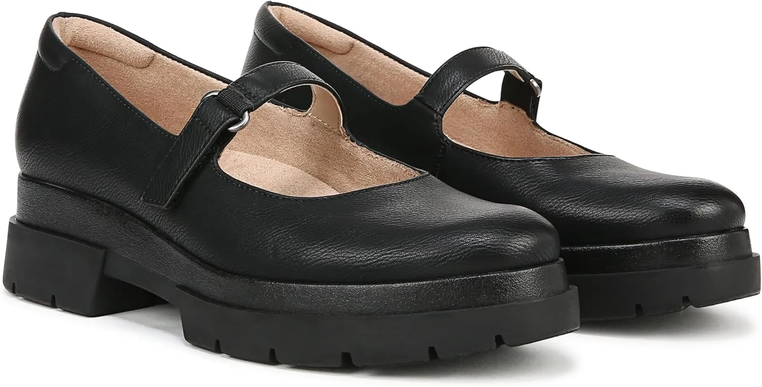Naturalizer Women's Olivet Lug Sole Mary Janes Flat