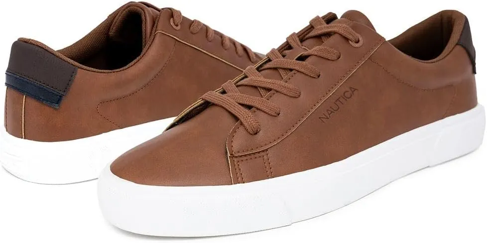 Nautica Men's Casual Shoe, Classic Lace-Up Low Top Loafer, Fashion Sneaker - in Medium & Wide Width Sizes