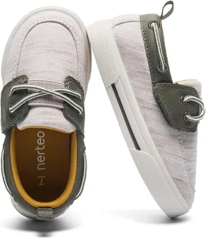 nerteo Toddler Boys & Kids Dress Boat Loafers School Shoes Girls Slip on Sneakers (Toddler/Little Kid)