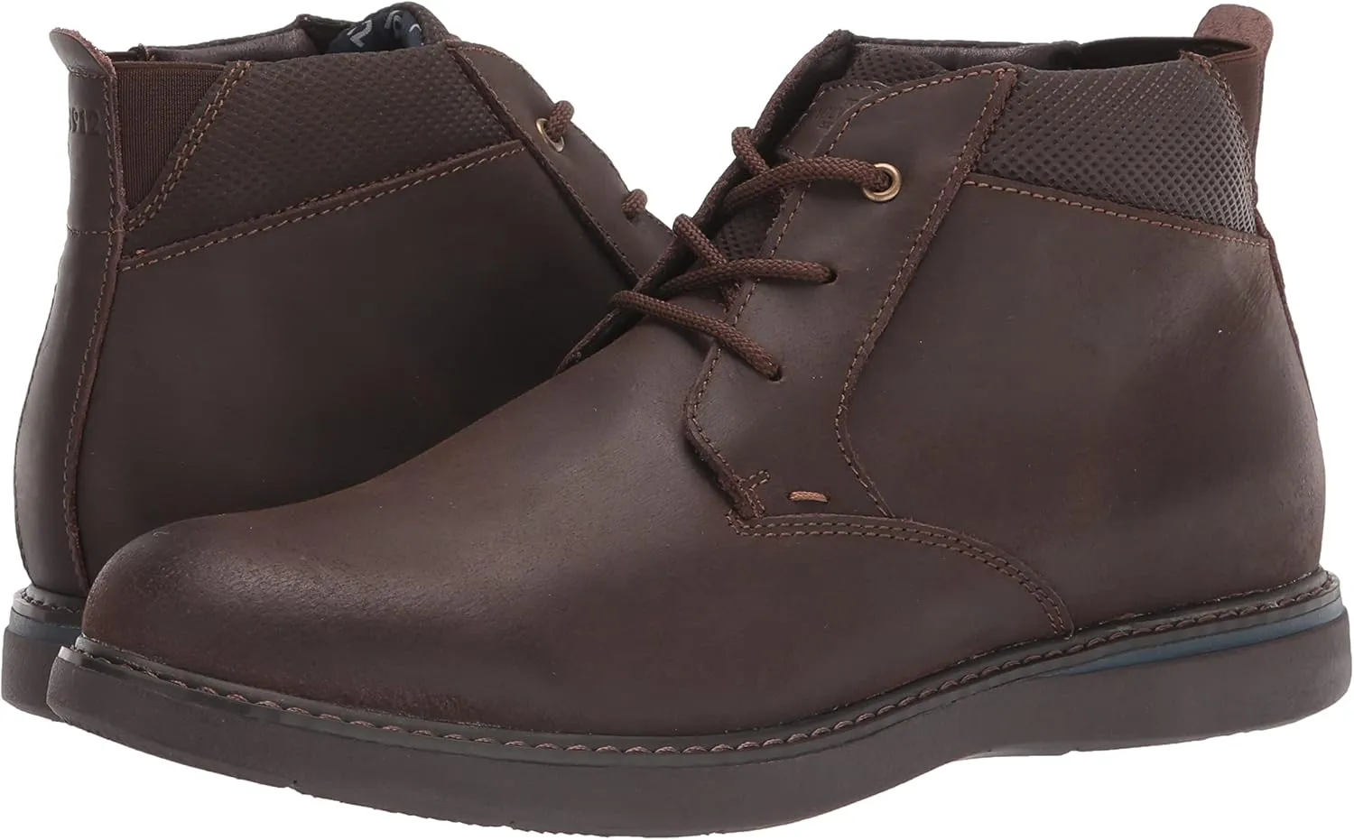 Nunn Bush Men's Bayridge Plain Toe Chukka Lightweight Leather Boot
