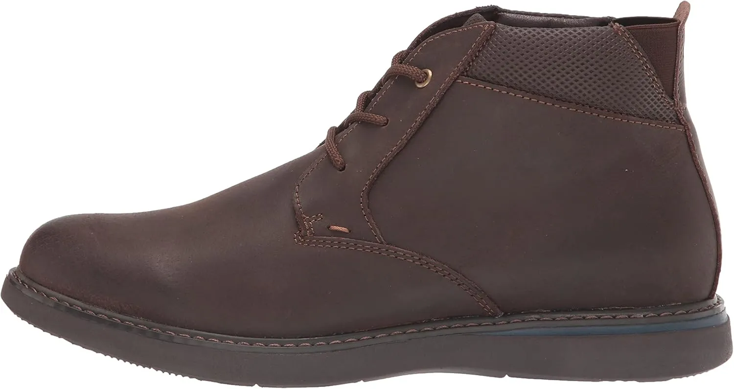 Nunn Bush Men's Bayridge Plain Toe Chukka Lightweight Leather Boot
