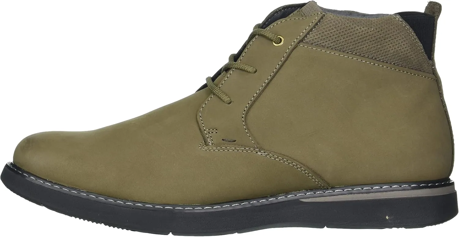 Nunn Bush Men's Bayridge Plain Toe Chukka Lightweight Leather Boot