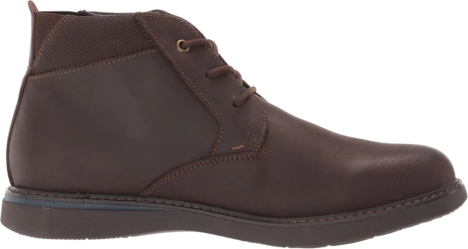 Nunn Bush Men's Bayridge Plain Toe Chukka Lightweight Leather Boot