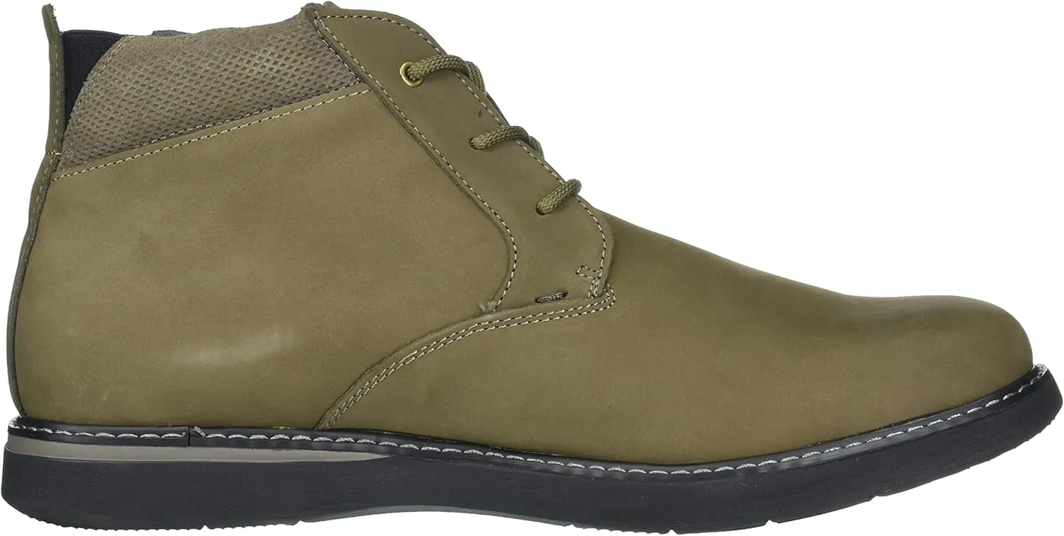 Nunn Bush Men's Bayridge Plain Toe Chukka Lightweight Leather Boot