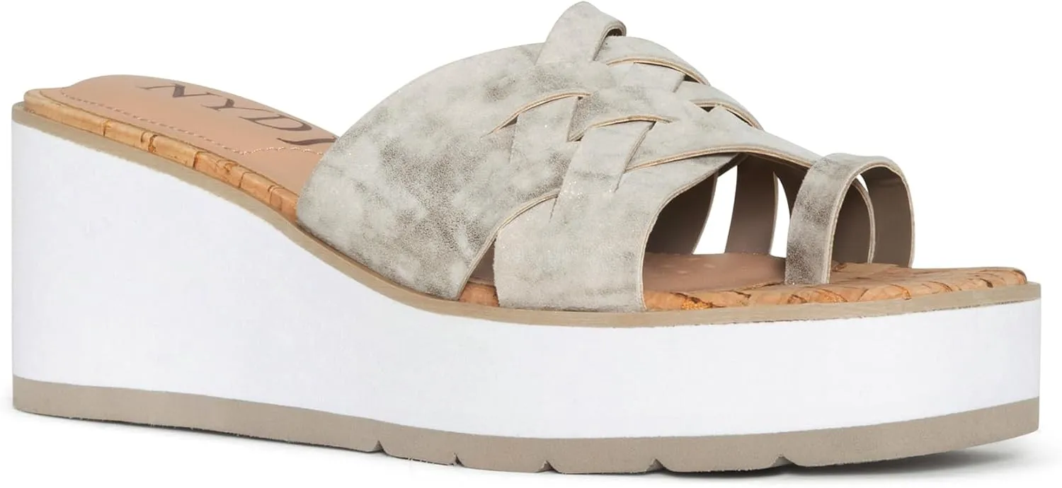 NYDJ Women's Reesie Wedge Sandal