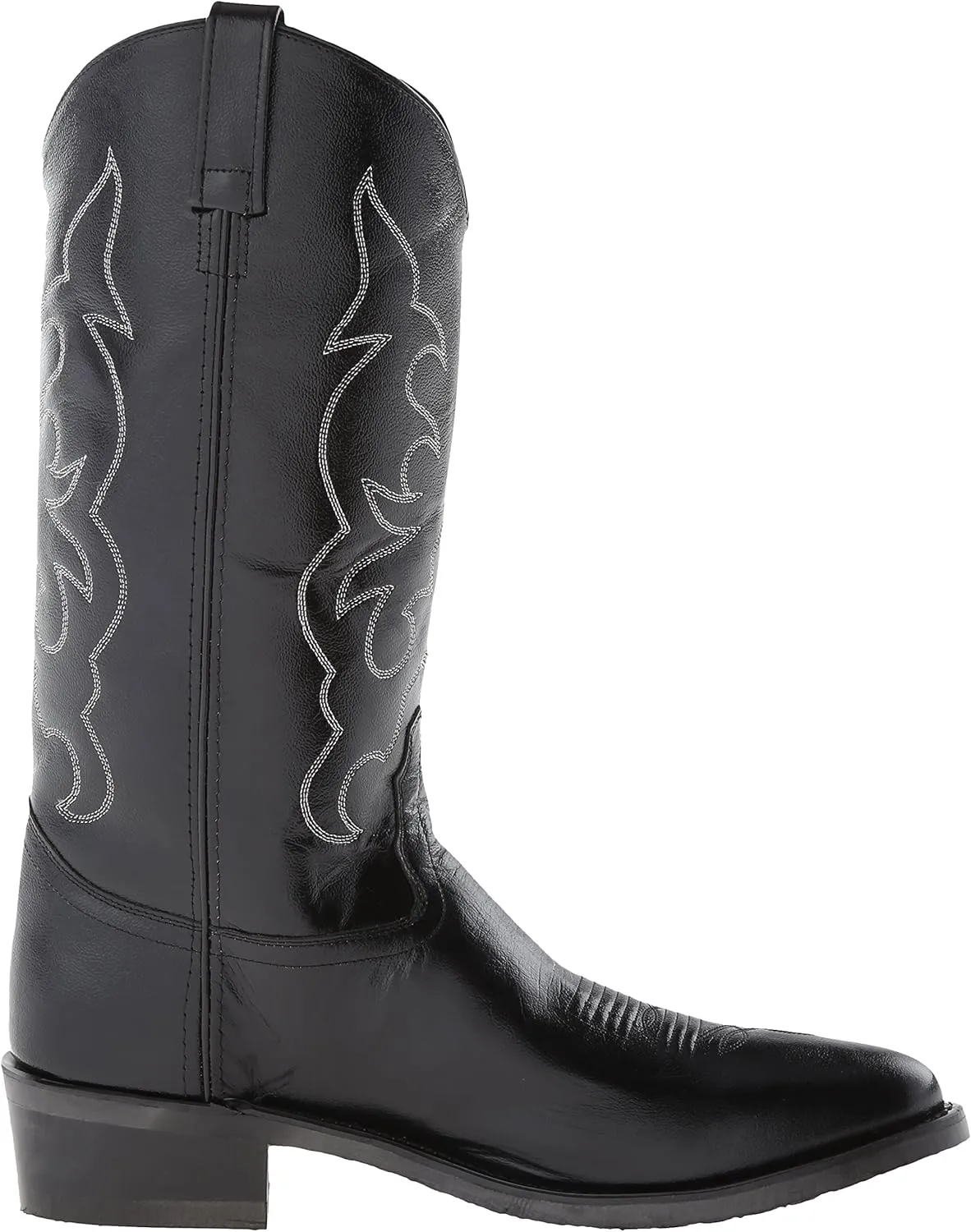 Old West Boots Men's Stitched Cushioned Round Toe Cowboy Western Boots