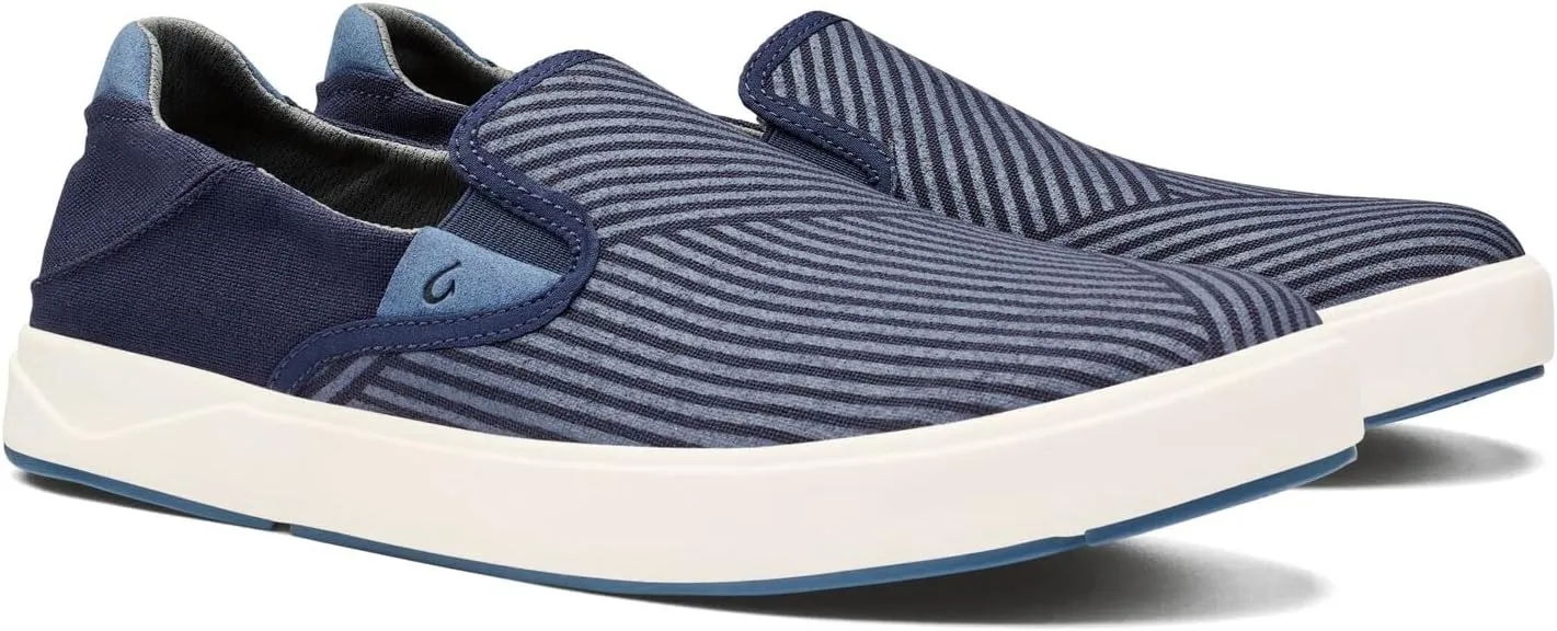 OLUKAI Lae'ahi Lole Men's Slip-On Sneakers, Lightweight & Breathable, Water Resistant & Wet Grip Soles
