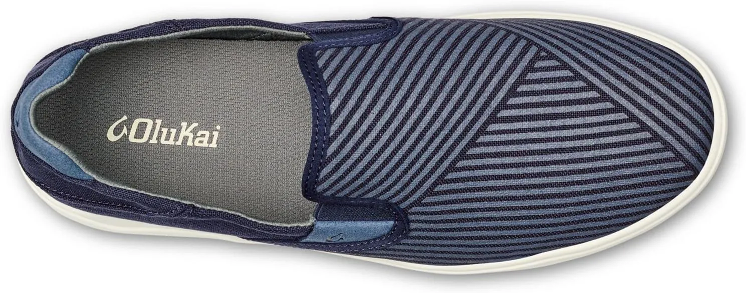 OLUKAI Lae'ahi Lole Men's Slip-On Sneakers, Lightweight & Breathable, Water Resistant & Wet Grip Soles