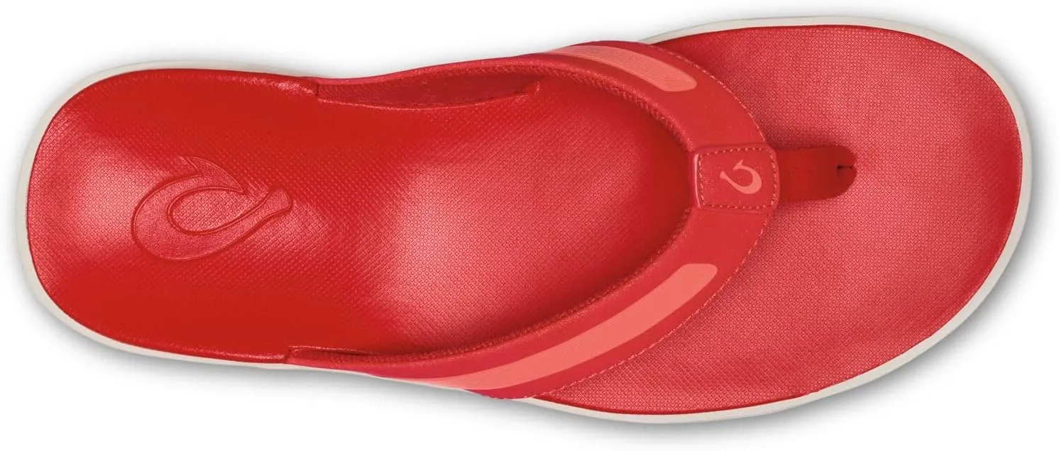 OLUKAI Leeward Men's Beach Sandals, Quick-Dry Flip Flop Slides, Water Friendly Versatility & Wet Grip Traction, Comfort Fit & Arch Support