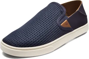 OLUKAI Pehuea Women's Slip On Sneakers, Casual Everyday Shoes with Easy On & Off Design, Breathable Mesh & Drop-in Heel, All-Day Comfort & Support