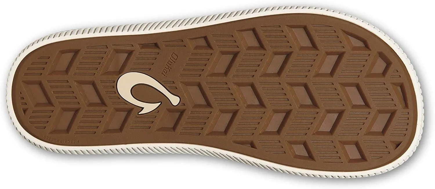 OLUKAI Ulele Men's Beach Sandals, Water Resistant Flip Flops, Arch Support & Comfort Fit, Lightweight & Durable, Enhanced Grip & Traction