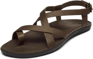 OLUKAI Upena Women's Beach Sandals, Quick-Dry Flip-Flop Slides, Water Resistant & Modern Low Profile Design, All-Day Comfort Fit & Wet Grip Soles