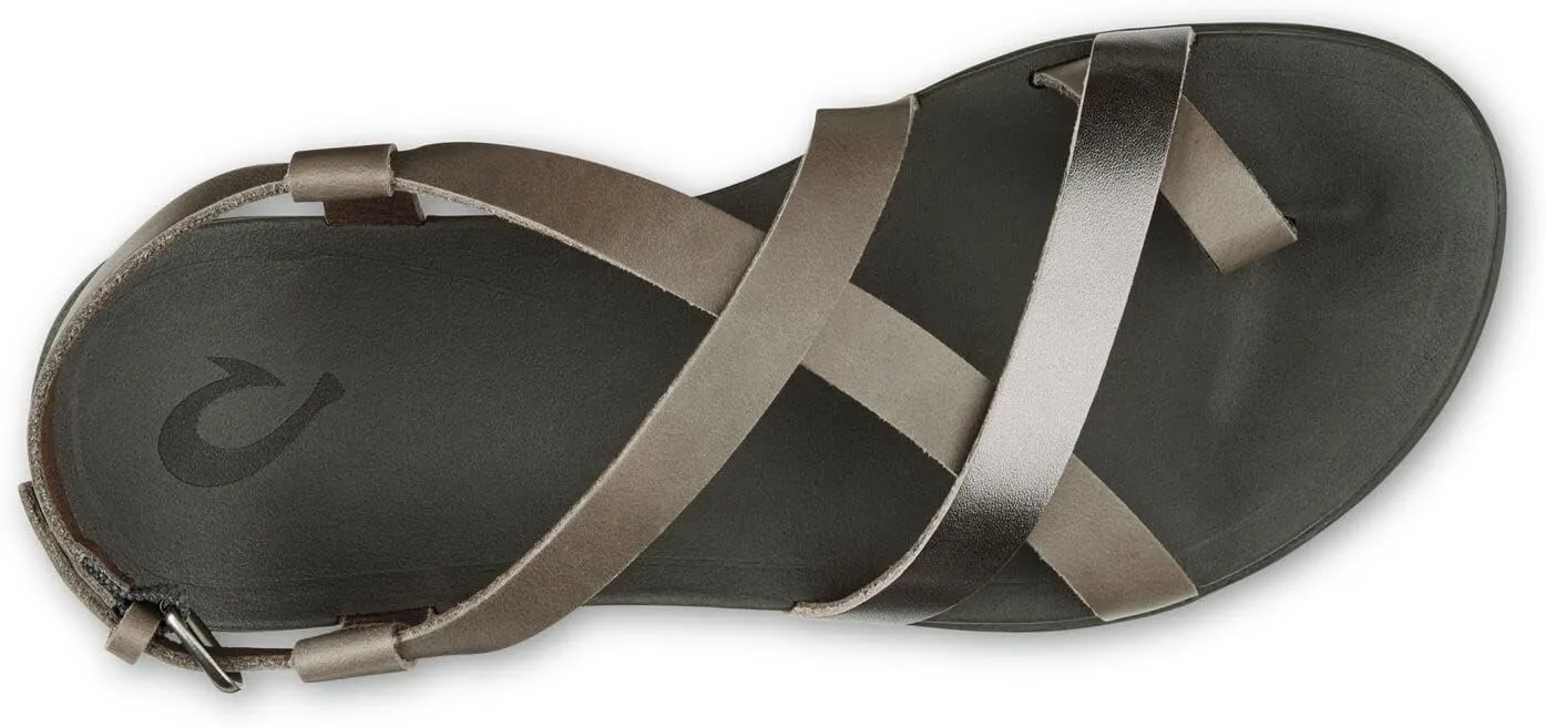 OLUKAI Upena Women's Beach Sandals, Quick-Dry Flip-Flop Slides, Water Resistant & Modern Low Profile Design, All-Day Comfort Fit & Wet Grip Soles