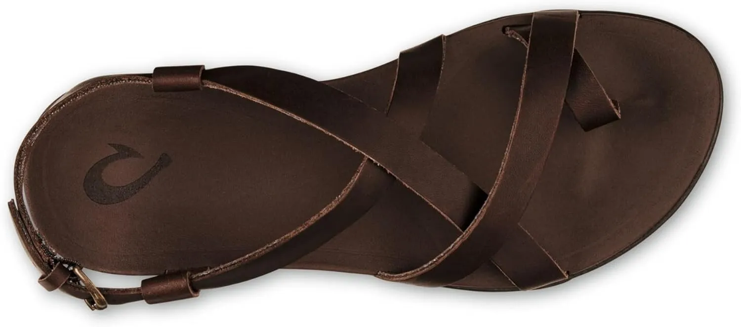 OLUKAI Upena Women's Beach Sandals, Quick-Dry Flip-Flop Slides, Water Resistant & Modern Low Profile Design, All-Day Comfort Fit & Wet Grip Soles