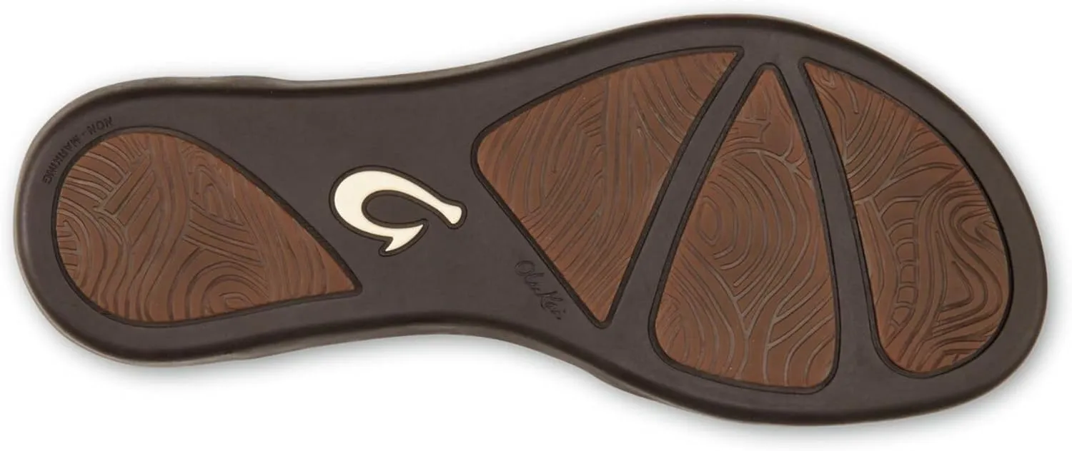 OLUKAI Upena Women's Beach Sandals, Quick-Dry Flip-Flop Slides, Water Resistant & Modern Low Profile Design, All-Day Comfort Fit & Wet Grip Soles