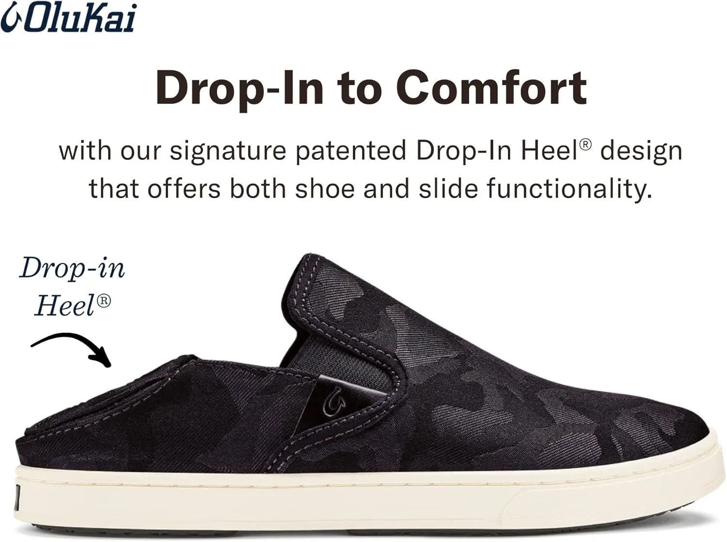 OLUKAI Women's Pehuea Pa'i Slip-On Sneakers, Lightweight Shoes, All-Day Comfort, Breathable Mesh Design