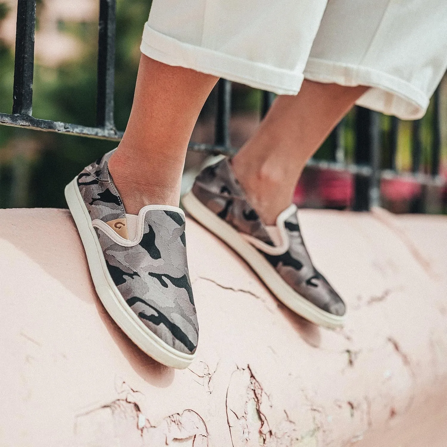 OLUKAI Women's Pehuea Pa'i Slip-On Sneakers, Lightweight Shoes, All-Day Comfort, Breathable Mesh Design