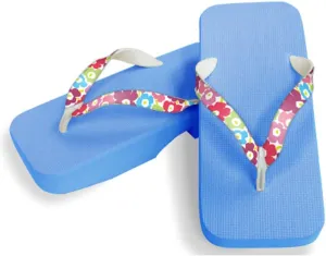[One Step] [Hajime] Geta Clogs, Soft and Water Resistant, Made of Sponge 11.2 inches (28.5 cm), SB/Large Flower 3, Large Flower 3 (Flower 3/28.5), flower 3, 28.5 cm