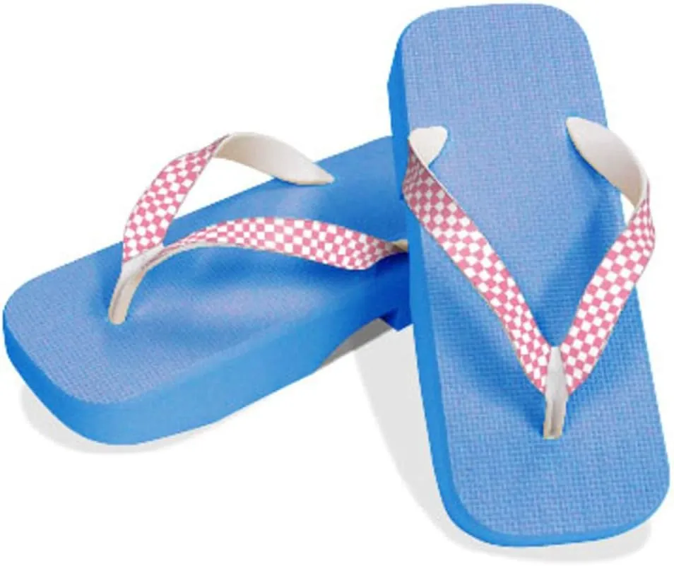[One Step] [Hajime] Geta Geta Clogs, Soft and Water Resistant, Made of Sponge, 9.4 inches (24 cm), SB/Checkered x Pink, Checkered x Pink, Strawberry × Pink, 24.0 cm