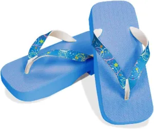 [One Step] [Hajime] Geta Geta Clogs, Soft and Water Resistant, Made of Sponge, 9.4 inches (24 cm), SB/Fireworks x Blue, Fireworks x Blue (Hanabi x Blue/24), Hannabi × Blue, 24.0 cm