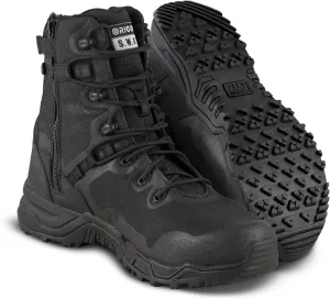 Original S.W.A.T. Alpha Fury Unisex Leather Shoes 8" Side Zip – Polyester Mesh – Microfibre PU Upper