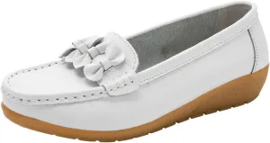 Orthopedic Slip-On Loafers for Women Comfort Dressy Flat Loafers Soft Walking Driving Shoes Business Casual Shoes
