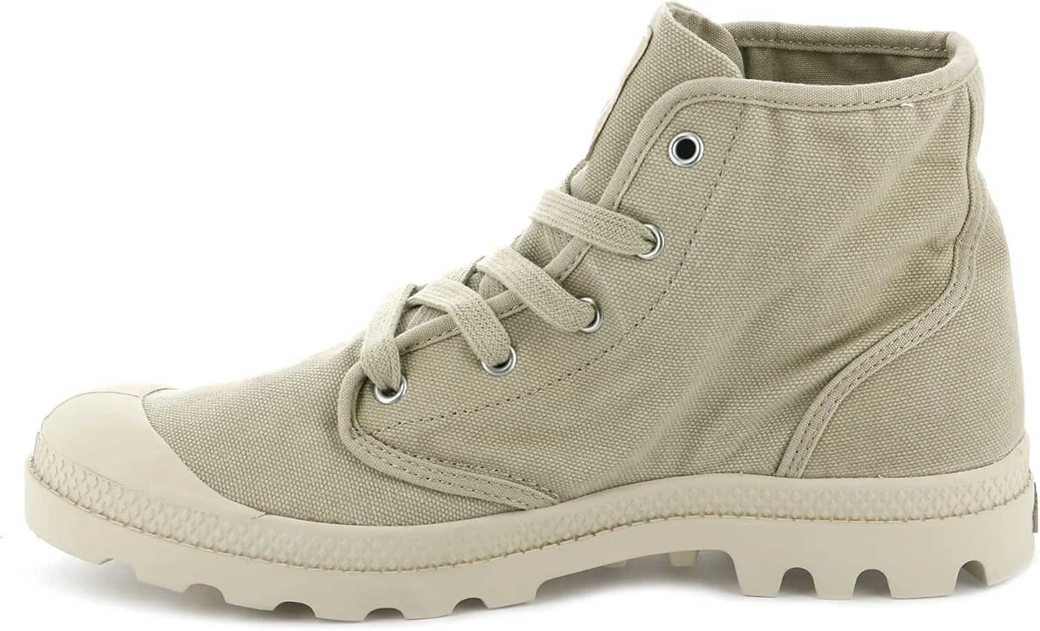 Palladium Women's Pampa Hi Boot, Vegan Canvas Lace Up Boot