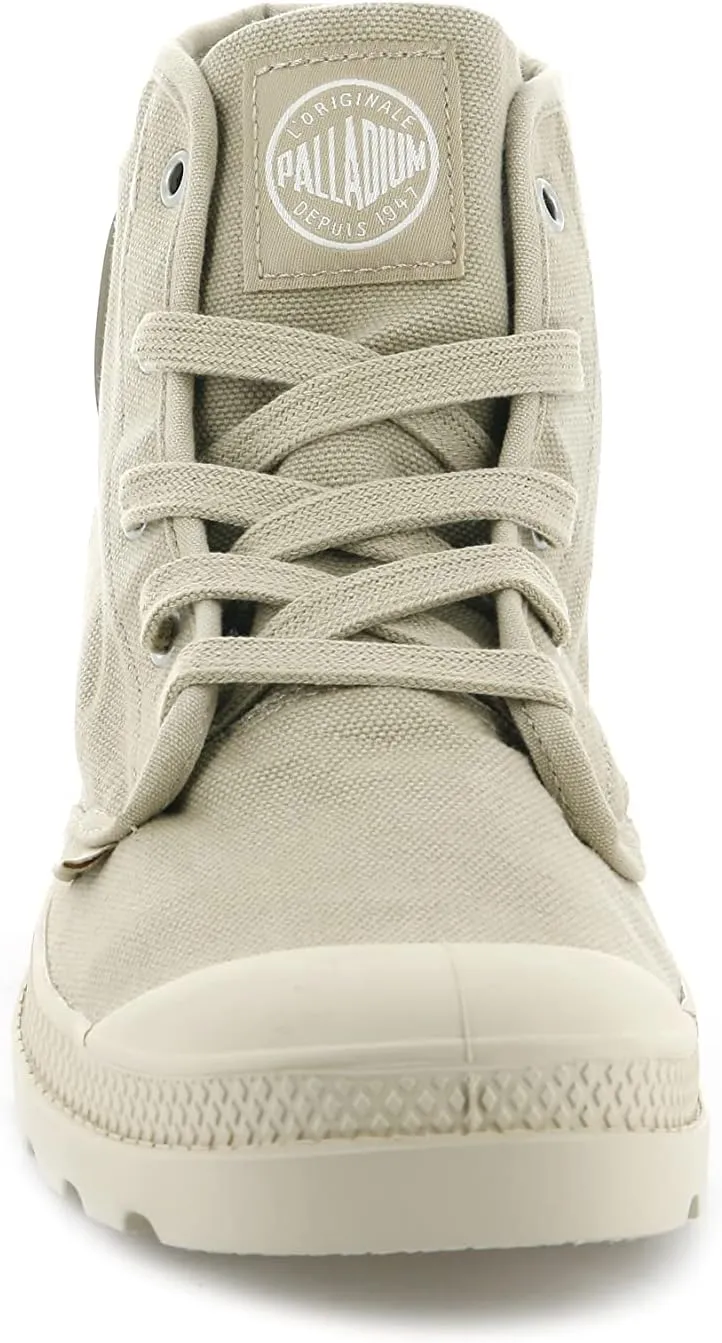 Palladium Women's Pampa Hi Boot, Vegan Canvas Lace Up Boot
