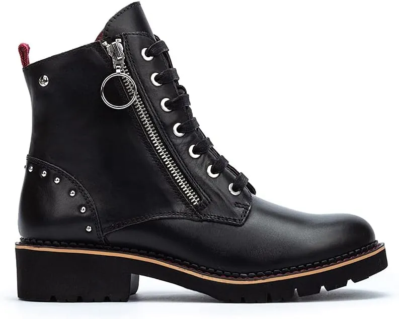PIKOLINOS Flat Ankle Boots Leather Vicar for Woman