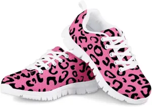 PinUp Angel Kid Girls Running Sports Sneakers Cute Casual Leopard/Floral Print Walking Shoes
