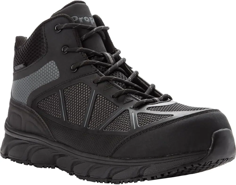 Propét Men's Seeley Hi Round Toe Casual Work Safety Shoe