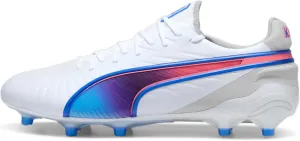 PUMA Mens King Ultimate Firm GroundArtificial Ground Soccer Cleats Cleated, Firm Ground - White - Size 8 M