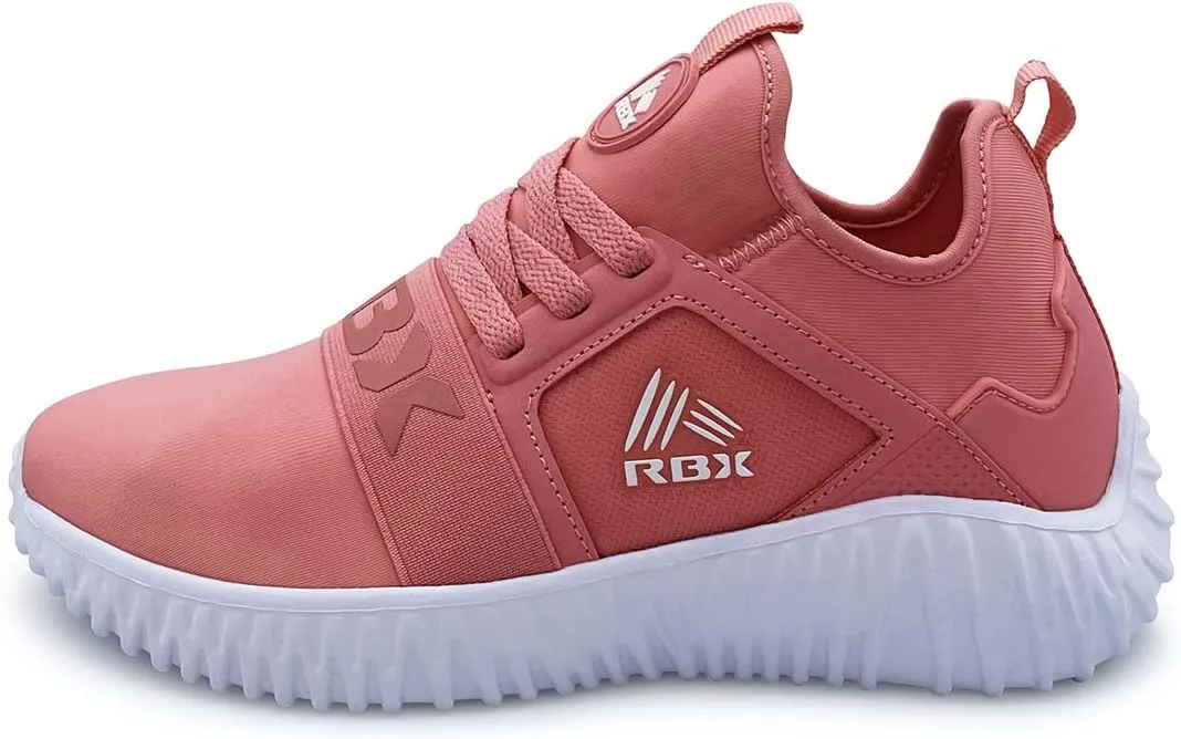 RBX Active Women's Training Shoe Slip On Lace Up Breathable Knit Running Sneaker