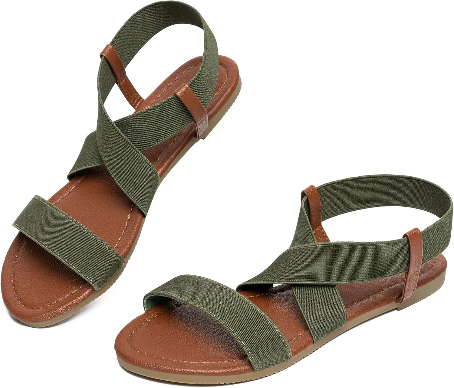 Rekayla Flat Elastic Sandals for Women