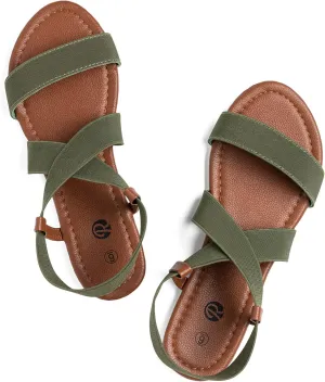 Rekayla Flat Elastic Sandals for Women