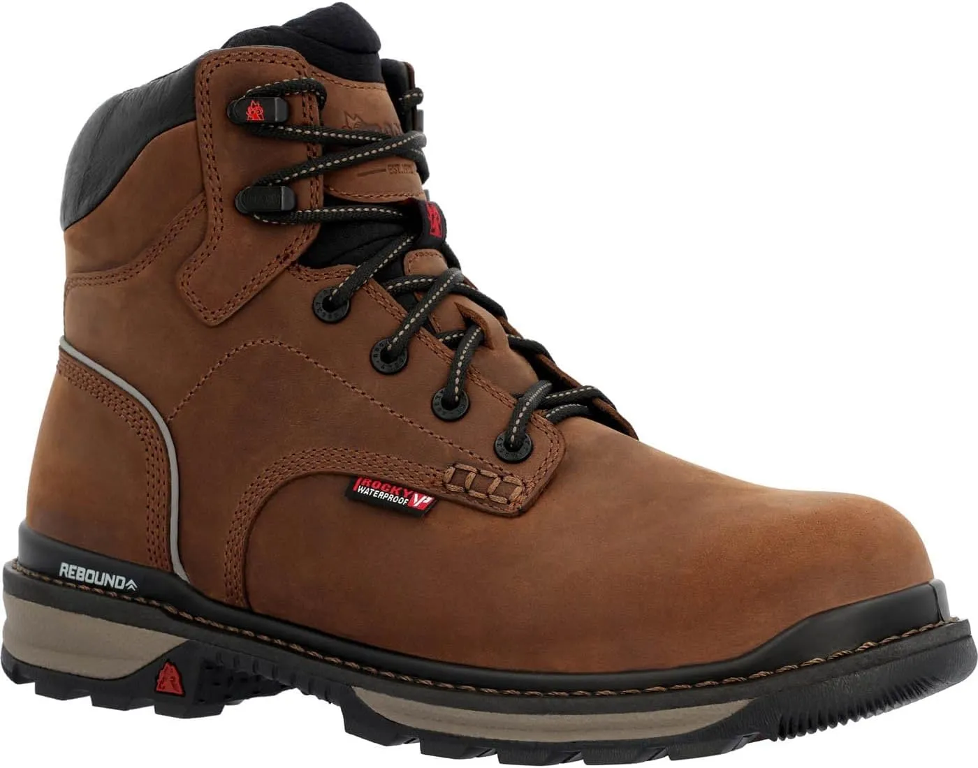 ROCKY Rams Horn Waterproof Composite Toe Work Boot