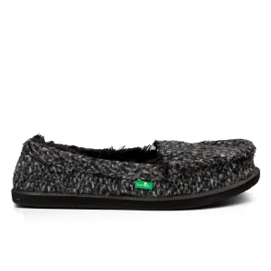 Sanuk Meltaway Slip on loafer - Black - Womens
