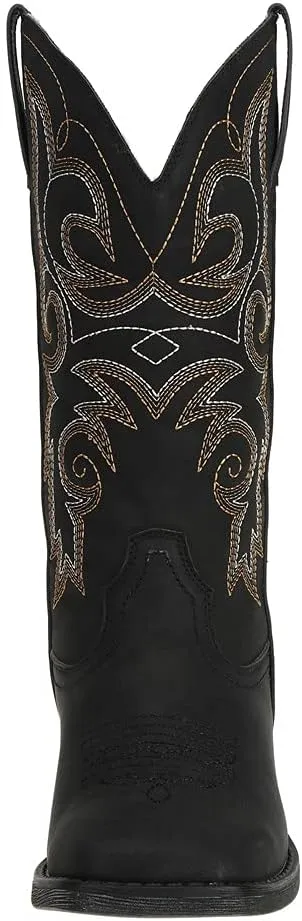 SheSole Cowgirl Boots for Women Square Toe Mid Calf Embroidered Fashion Western Cowboy Boots