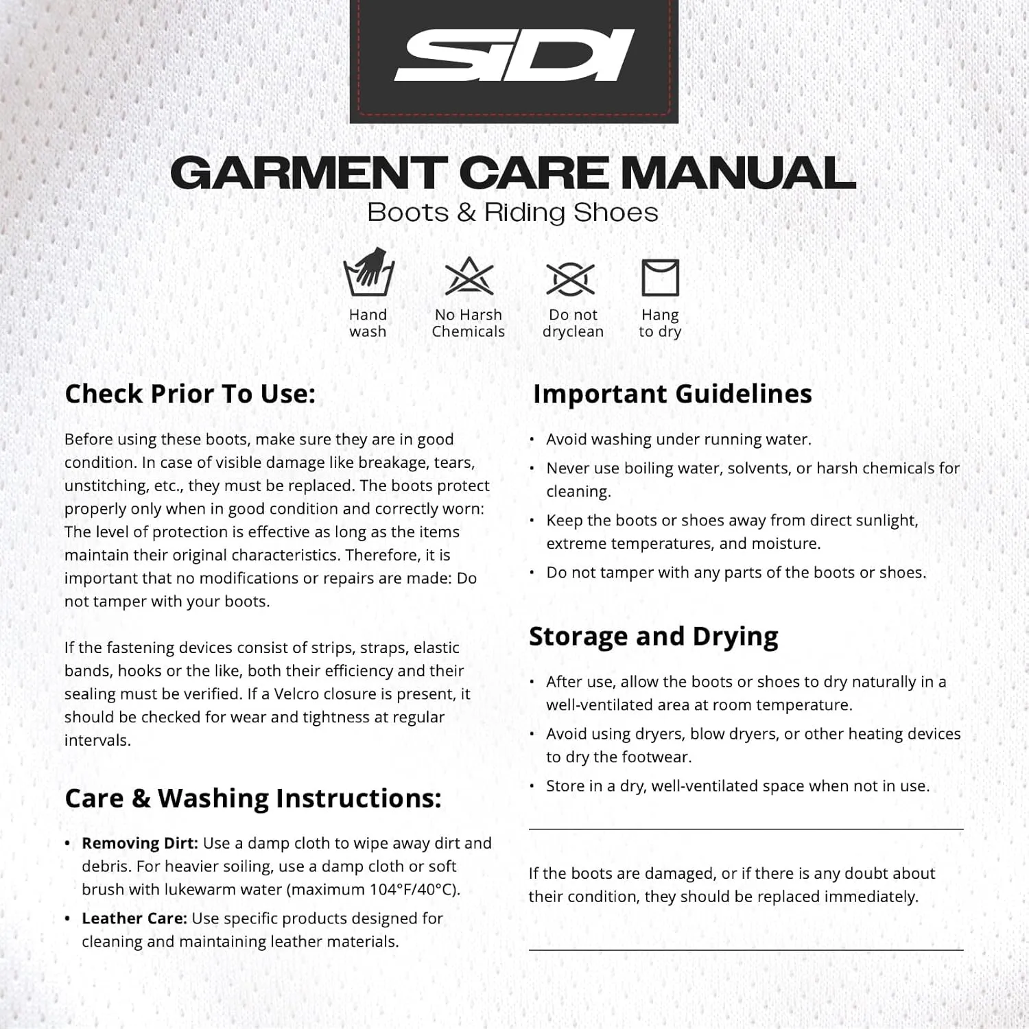 Sidi Rex Air Racing Motorcycle Boots